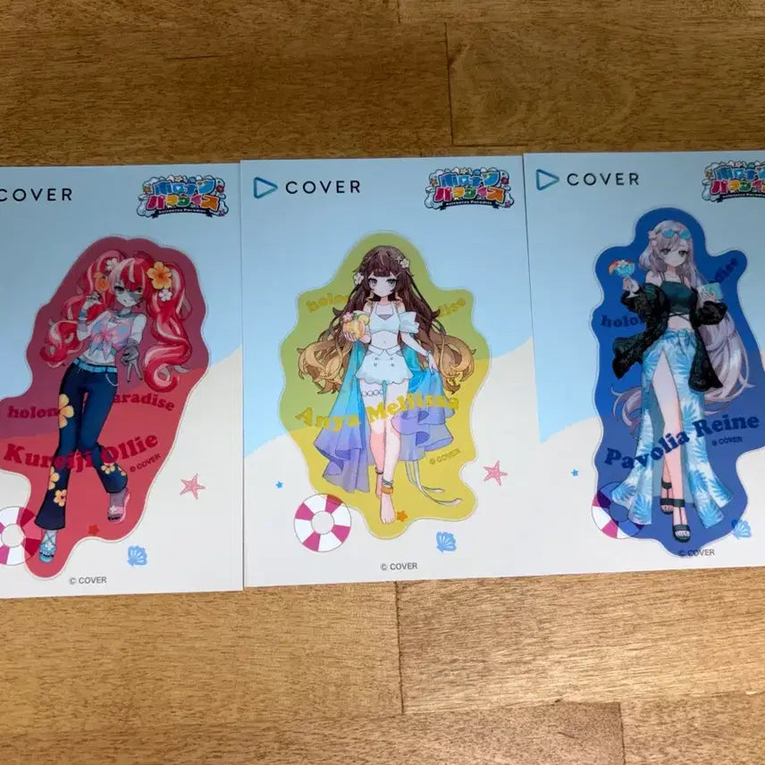 [BUNJANG] Hololive ID 2nd Gen HoloNatsu Paradise Clear Sticker Set / 홀로라이브 ID 2기생 홀로나츠 파라다이스 클리어 스티커