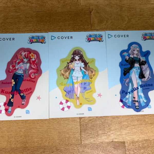 [BUNJANG] Hololive ID 2nd Gen HoloNatsu Paradise Clear Sticker Set / 홀로라이브 ID 2기생 홀로나츠 파라다이스 클리어 스티커