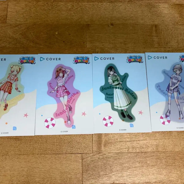 [BUNJANG] Hololive ReGloss HoloNatsu Paradise Clear Sticker Set / 홀로라이브 ReGLOSS 홀로나츠 파라다이스 클리어 스티커