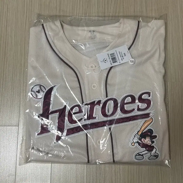 [BUNJANG] Kiwoom Heroes Disney Collaboration Jersey (Size 100) / [100] kbo 키움히어로즈 디즈니 콜라보 유니폼