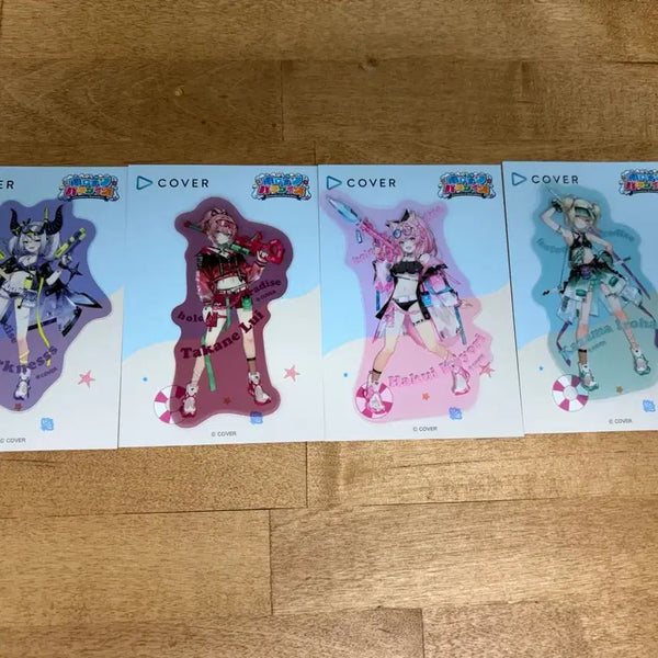 [BUNJANG] Hololive JP holoX HoloNatsu Paradise Clear Sticker Set / 홀로라이브 JP holoX 홀로나츠 파라다이스 클리어 스티커