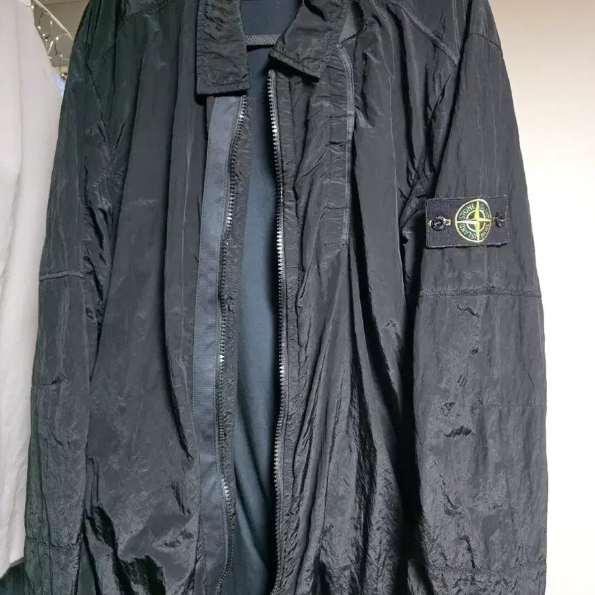 [BUNJANG] Stone Island 18FW Nylon Metal Shirt Black XL / 스톤아일랜드 18fw 나일론메탈 셔츠 블랙 XL