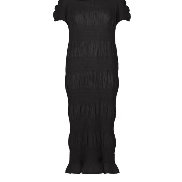 [BUNJANG] Issey Miyake Shirring Dress Black / 새상품) 미 이세이미야케 8월 슈링크 원피스 블랙