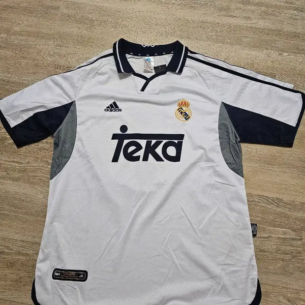 [BUNJANG] Real Madrid Figo Carlos Retro Jersey / 레알마드리드 피구 카를로스 레트로 유니폼 올드 유니폼