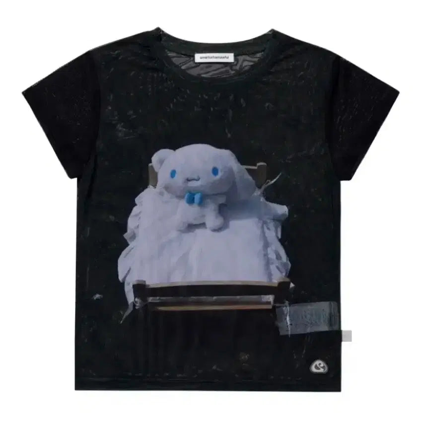 [BUNJANG] SUU Smart Urban Useful Koi Seio Cinnamoroll Mesh Short Sleeve T-shirt / suu 스마트어반유즈풀 코이세이오 시나모롤 메쉬 반팔