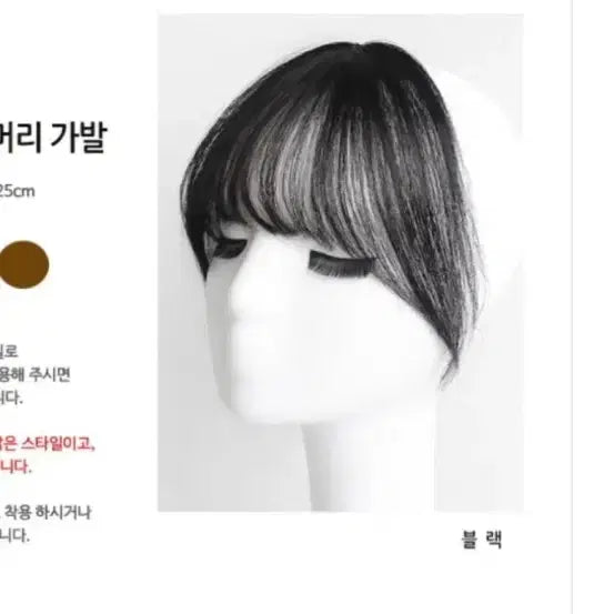[BUNJANG] Bangs Hairpiece / 앞머리가발