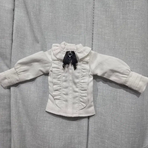 [BUNJANG] Obitsu 22/24cm Blouse Shirt with Frill and Ribbon Detail / 오비츠22 오비츠24 ob24 셔츠 블라우스
