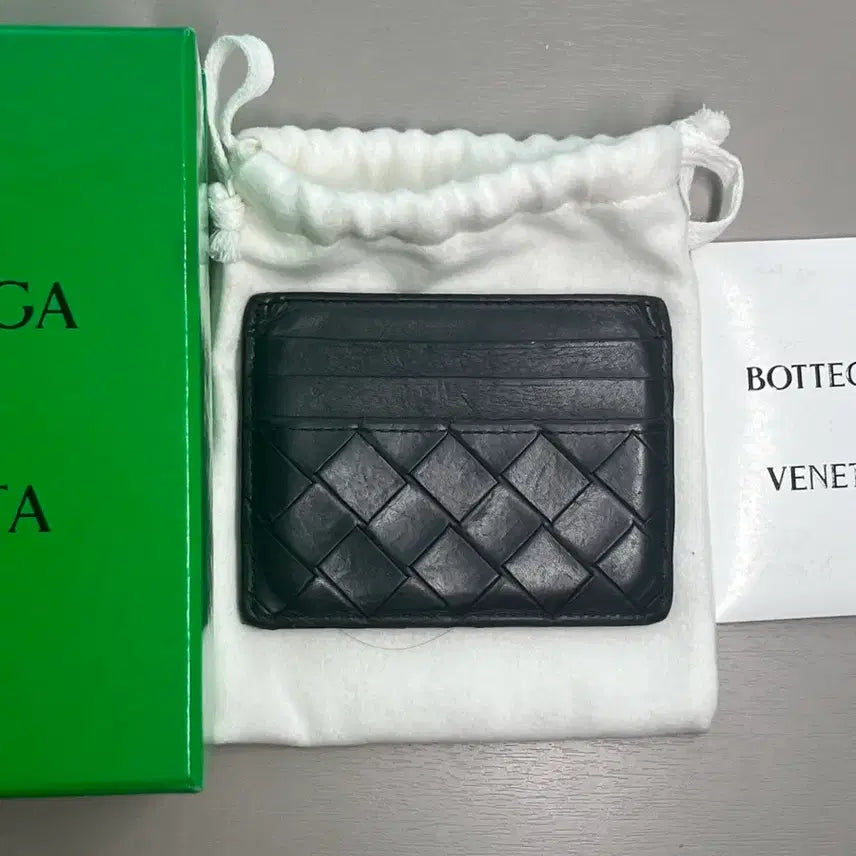 [BUNJANG] Bottega Veneta Intrecciato Card Holder Full Box / 보테가베네타 인트레아치 카드지갑 풀박스