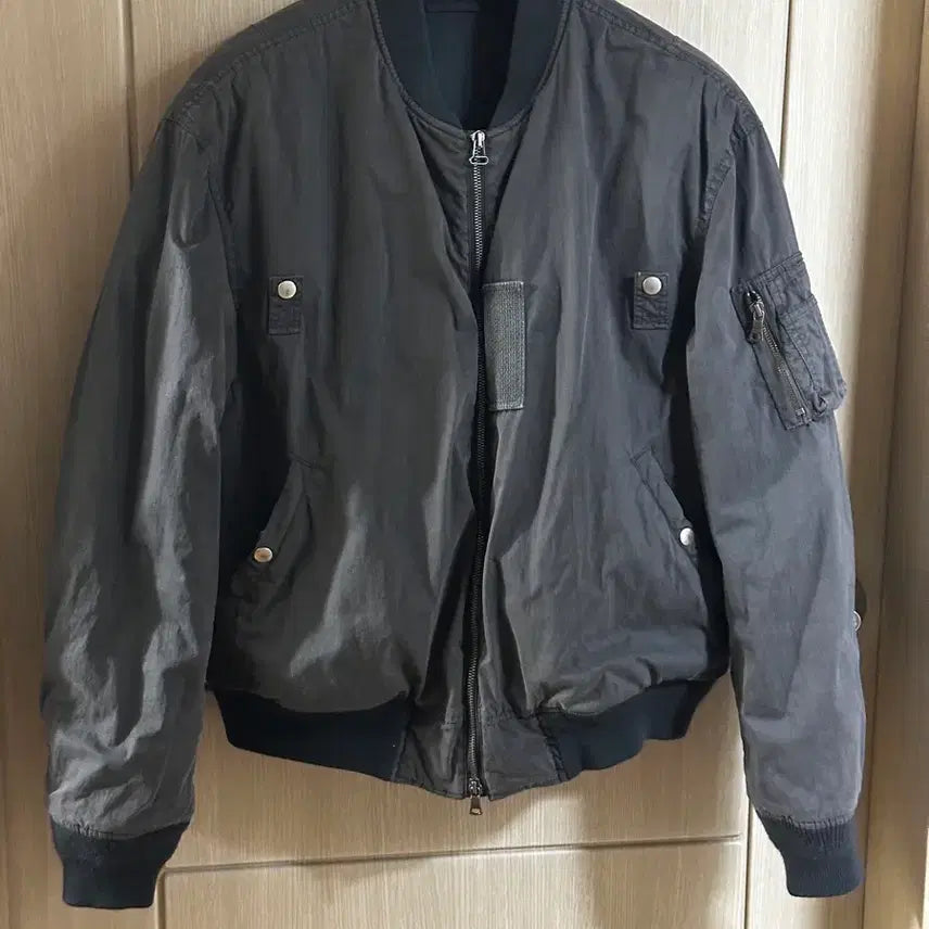 [BUNJANG] Artefact Garment Dye MA-1 Jacket Charcoal XL / 아트이프액츠 가먼트다이 ma1 ma-1 챠콜 xl