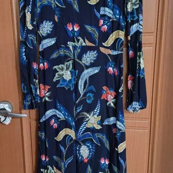 [BUNJANG] Maje Floral Long Dress / 마쥬 플로럴 롱원피스