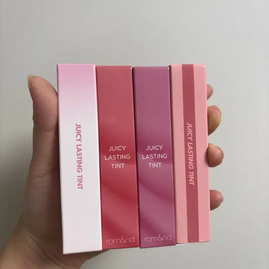 [BUNJANG] Rom&nd Juicy Lasting Tint (Old Version) - 4 Colors (Sealed) / 롬앤 쥬시 래스팅 틴트 리뉴얼 전 구버전 미개봉 새상품 4종