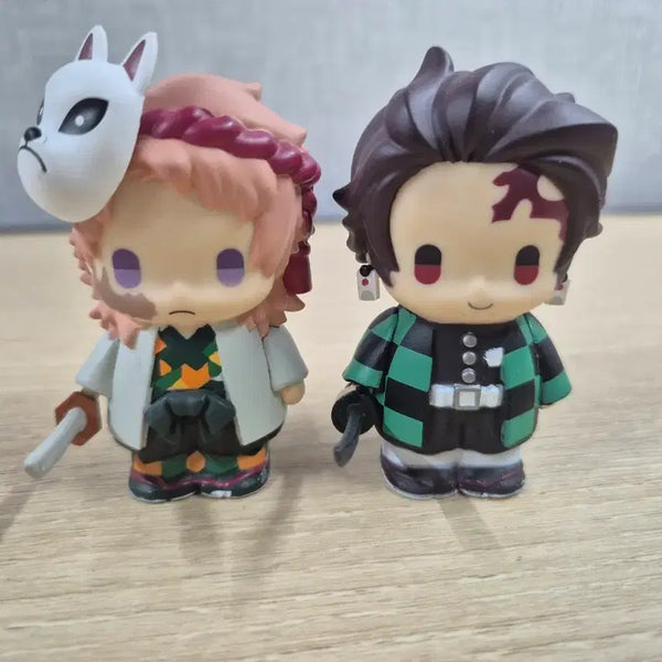 [BUNJANG] Demon Slayer Tanjiro & Sabito Mini Figures Bundle / 귀멸의 칼날 피규어 탄지로 사비토 미니피규어 일괄가 파페마스