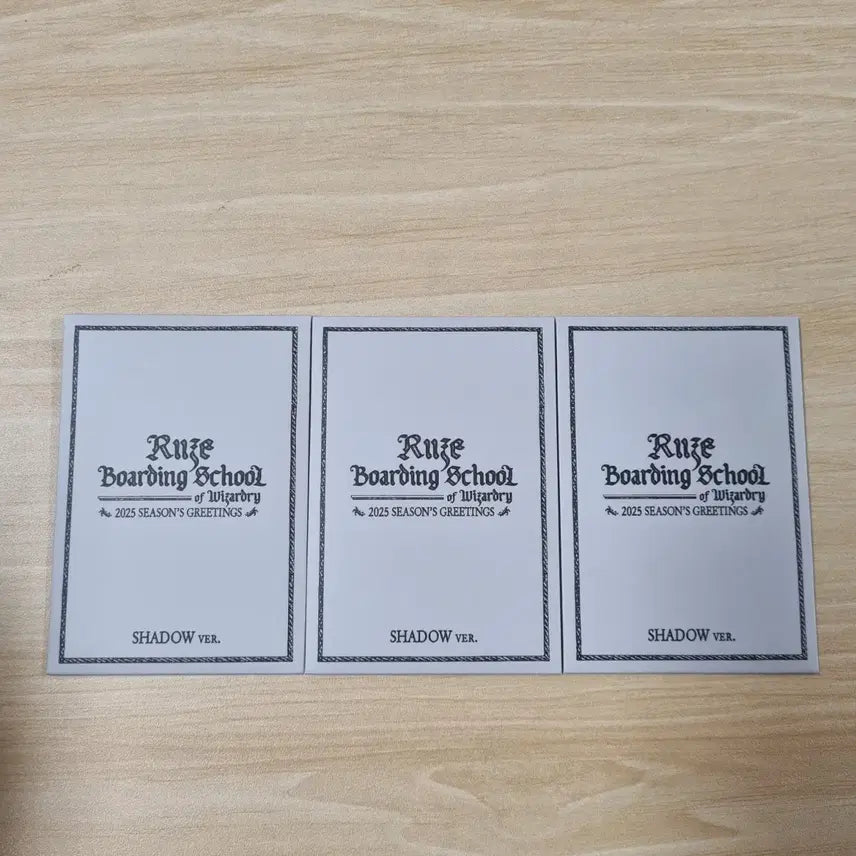 [BUNJANG] RiiZE 2025 Boarding School Season's Greetings Shadow Ver. Random Photocard / RiiZE 라이즈 보딩 스쿨 2025 시그 섀도우 ver 랜덤포카 원가 이하 양도