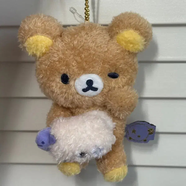 [BUNJANG] Rilakkuma Sleeping Dreamland Series Keychain Plush / (새상품) 리락쿠마 당신과 잠든 시리즈 잠자는 졸린 꿈나라 리락쿠마 키링 인형