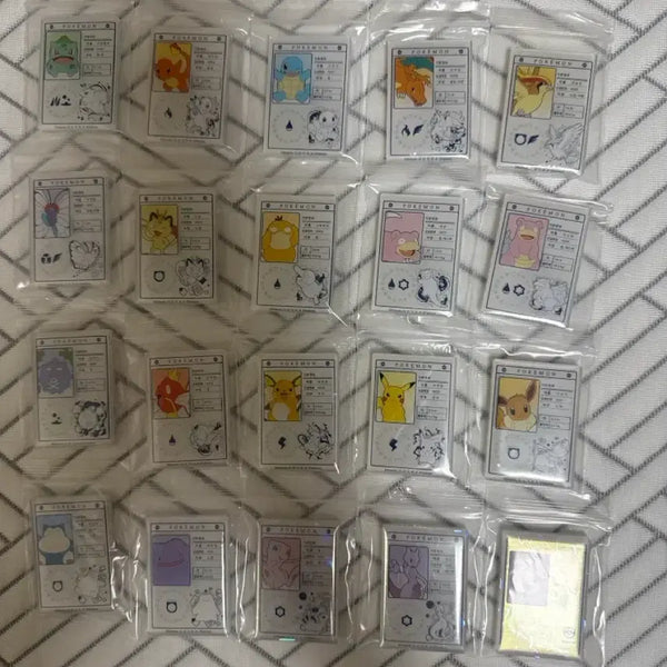 [BUNJANG] Lotteria Pokemon Magnet Full Set (4 Sets) / 롯데리아 포켓몬 마그넷 전종 4세트 판매