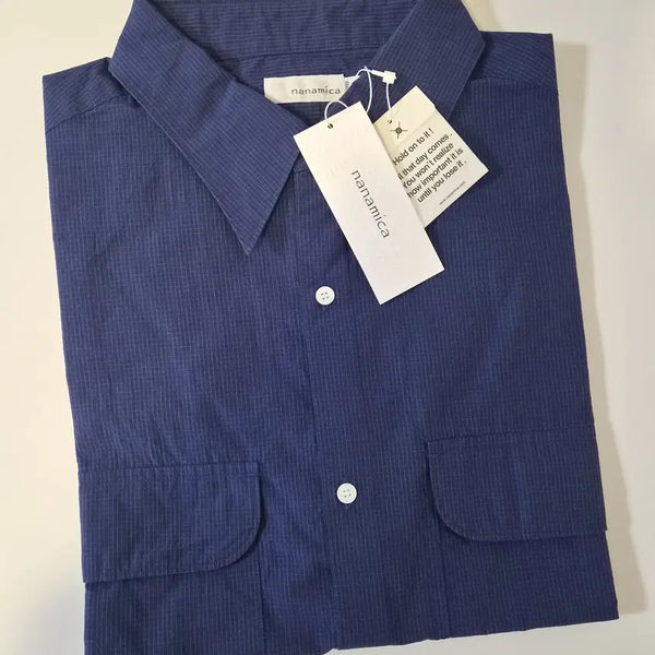 [BUNJANG] Nanamica Regular Collar Short Sleeve Shirt S26SG068 / nanamica 나나미카 레귤러 칼라 반팔 셔츠 S26SG068