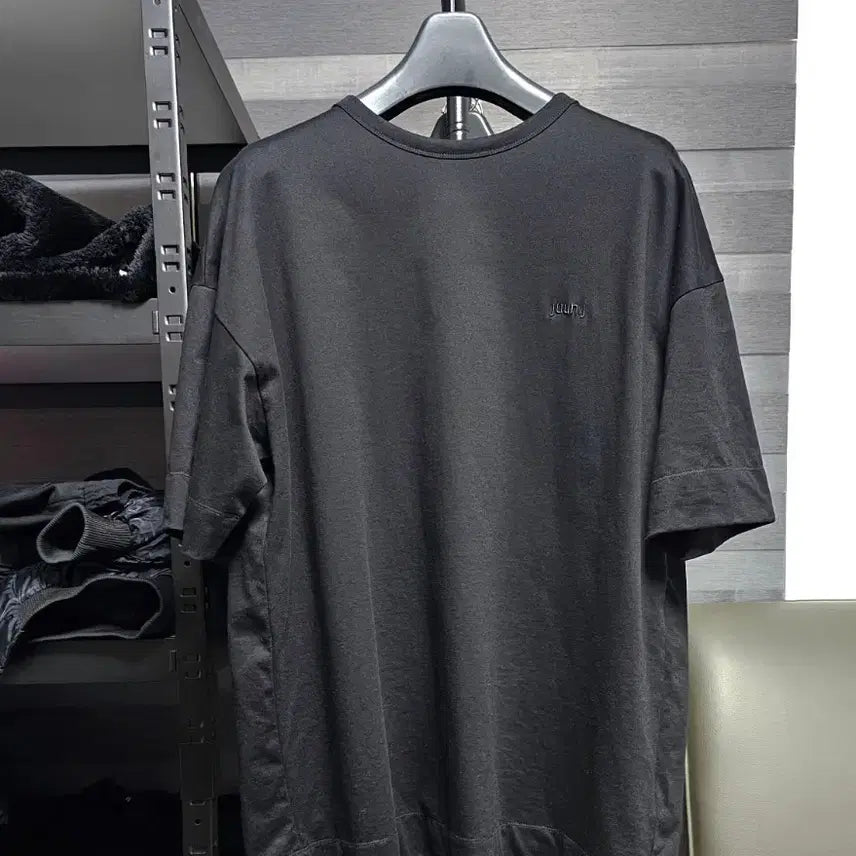 [BUNJANG] JUUN.J Graphic Oversized T-Shirt Black Size 100 / 준지 JUUN.J 그래픽 반팔 티셔츠 블랙 오버핏 (100 사이즈)