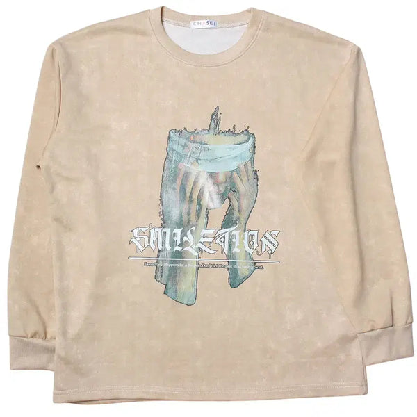 [BUNJANG] 95 Open Hem Sweatshirt Relaxed Fit / 95 오픈헴 스웻셔츠 릴렉스핏 654