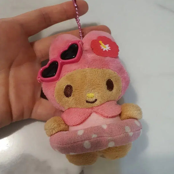 [BUNJANG] My Melody "Poolside Fun" Keychain - Pink / 마이멜로디 수영복 키링 핑크