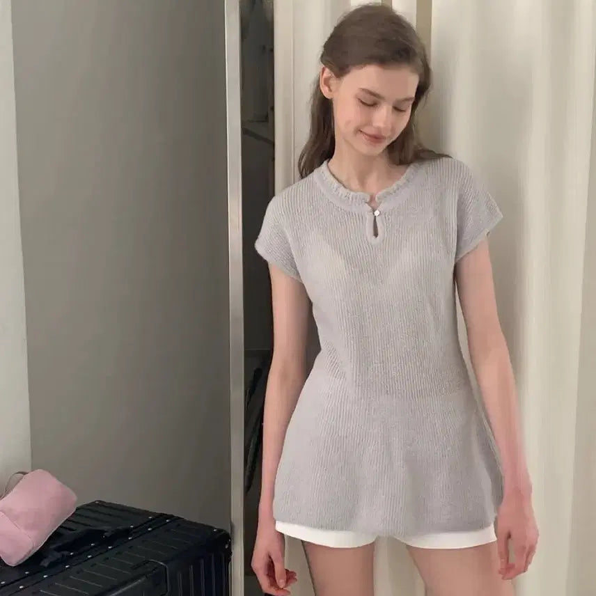 [BUNJANG] Lebane Mohair Knit Dress / 새옷) 르베인 Lebane mohair knit dress