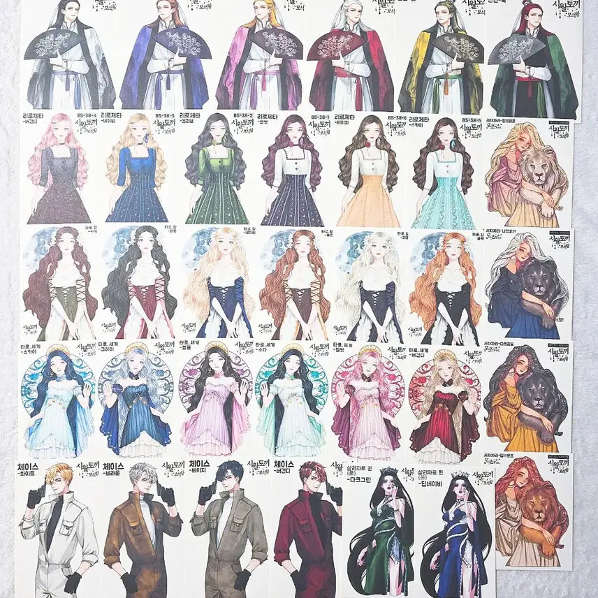 [BUNJANG] Siwol Tokki Character Stickers (90 count) - Set E / 인물집) 시월토끼 인물 인스 90장 일괄 E