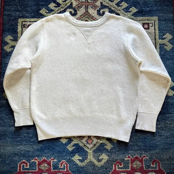 [BUNJANG] Buzz Rickson's 40s-60s Loopwheel Crewneck Sweatshirt - Mélange Grey / Buzz Rickson's 40s 60s 루프휠 크루넥 스웻셔츠