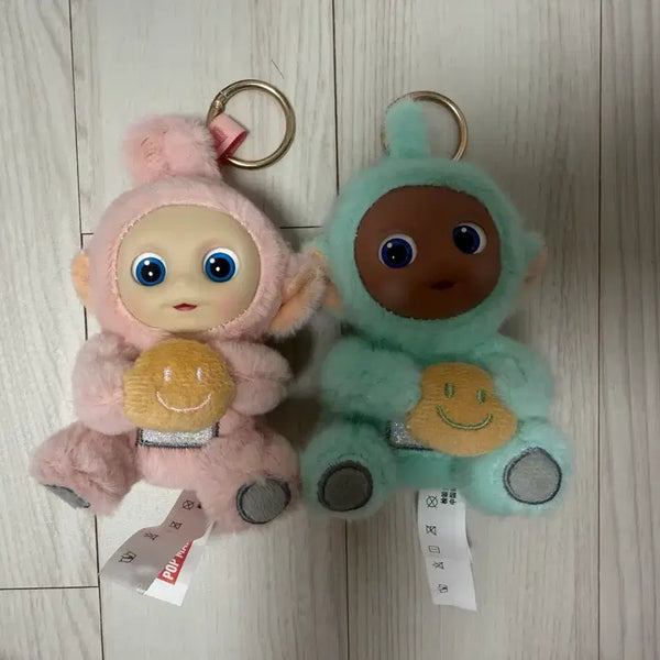 [BUNJANG] Pop Mart Teletubbies Po & Tubby Plush Keychain Bundle Set / 팝마트 텔레토비 뽀 뚜비 일괄판매