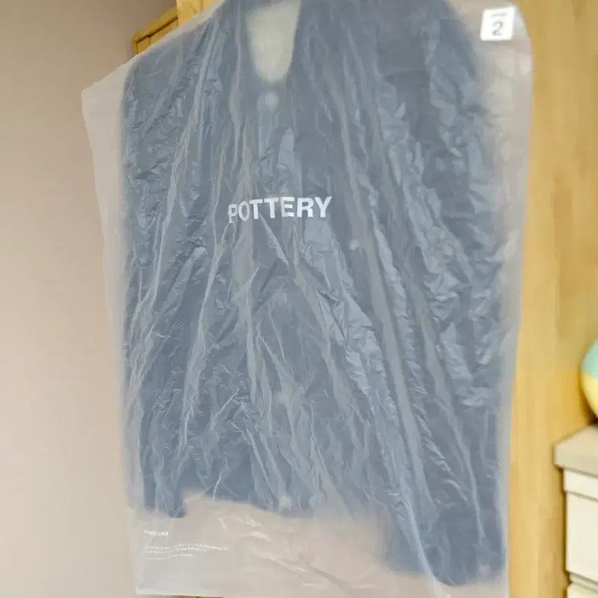 [BUNJANG] Pottery Organic Cotton Chino Trucker Jacket Black / 포터리 오가닉 코튼 트러커 자켓 블랙 2