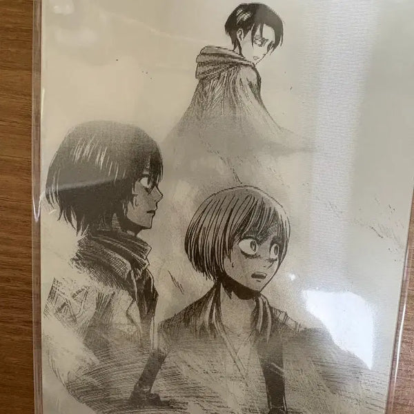 [BUNJANG] Attack on Titan Korean Exhibition Lenticular Postcard Levi Version / 진격거 전시회 렌티큘러엽서 리바이 등장 미개봉