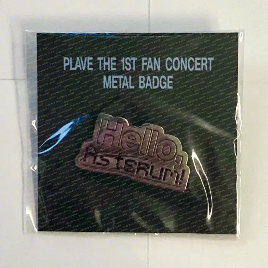 [BUNJANG] PLAVE Hello Asterum Fan Concert Badge (Sealed) / 플레이브 헬로 아스테룸 팬콘 뱃지 미개봉