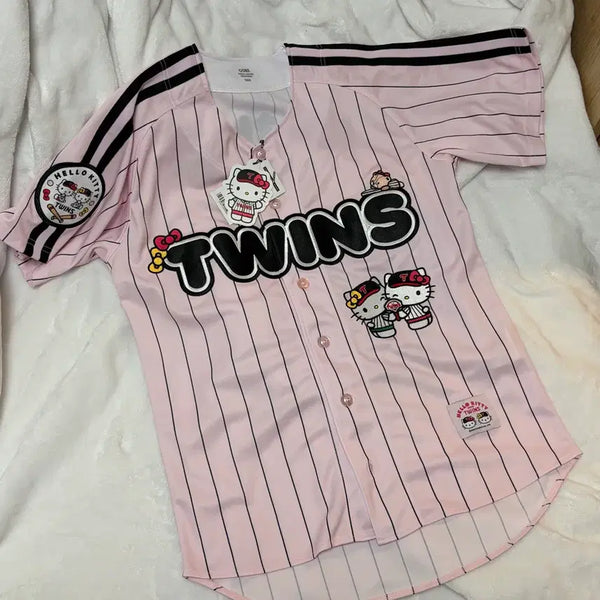[BUNJANG] LG Twins x Hello Kitty Collaboration Uniform (New) / LG 트윈스 헬로키티 콜라보 유니폼(새상품)