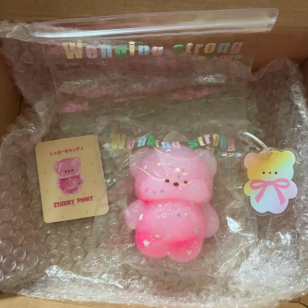 [BUNJANG] Wenqing Strong Sugar Bear Series Squishy / Wenqing strong 웬칭 스트롱 말랑이 슈가 베어 시리즈 해외샵 스퀴시