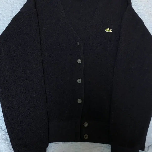 [BUNJANG] Lacoste Navy Cardigan / 라코스테 네이비 가디건