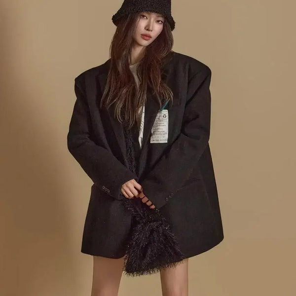 [BUNJANG] DINT J2603 Wool Coat Brooch Set / 딘트 (DINT) J2603 브로치 세트 울 코트F
