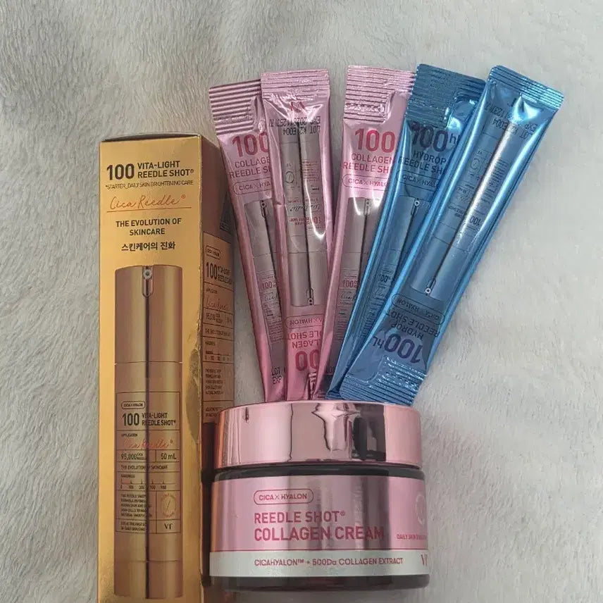 [BUNJANG] Vita-Light Riddle Shot 100 Toning & Collagen Cream Set / 리들샷100, 콜라겐 크림