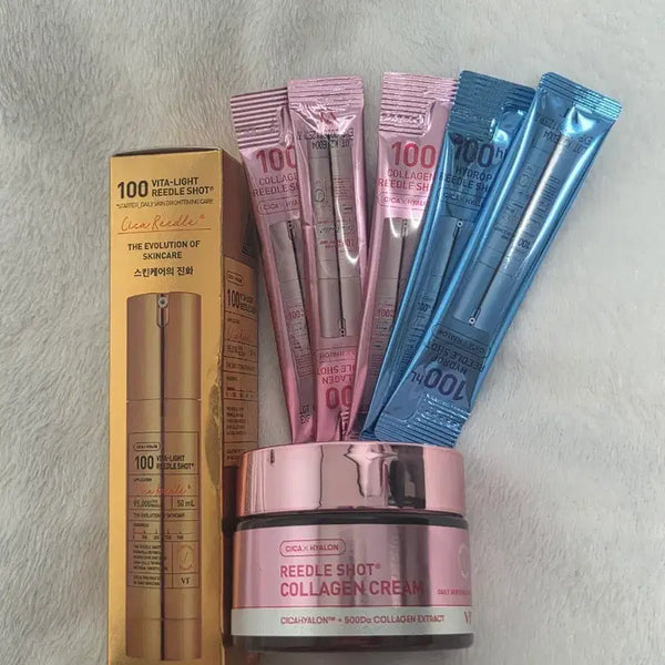 [BUNJANG] Vita-Light Riddle Shot 100 Toning & Collagen Cream Set / 리들샷100, 콜라겐 크림