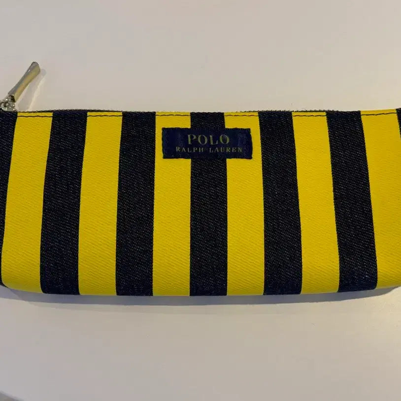 [BUNJANG] Polo Striped Pencil Case / 정품) Polo 스트라이프 필통