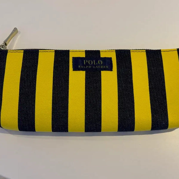 [BUNJANG] Polo Striped Pencil Case / 정품) Polo 스트라이프 필통