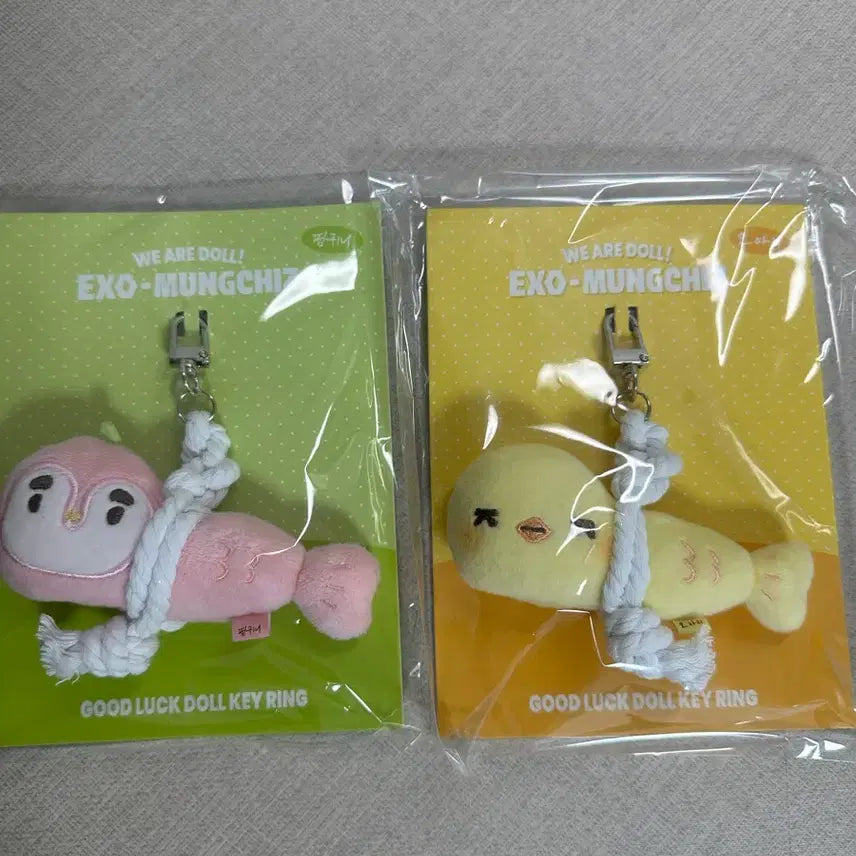 [BUNJANG] EXO Kai Sehun D.O. Nini Bear Pinky Genie Acrylic Charm Keychain Set / 엑소 뭉치즈 양도 카이 세훈 도경수 디오 니니베어 핑귀니 오아리 액막이인형 키링