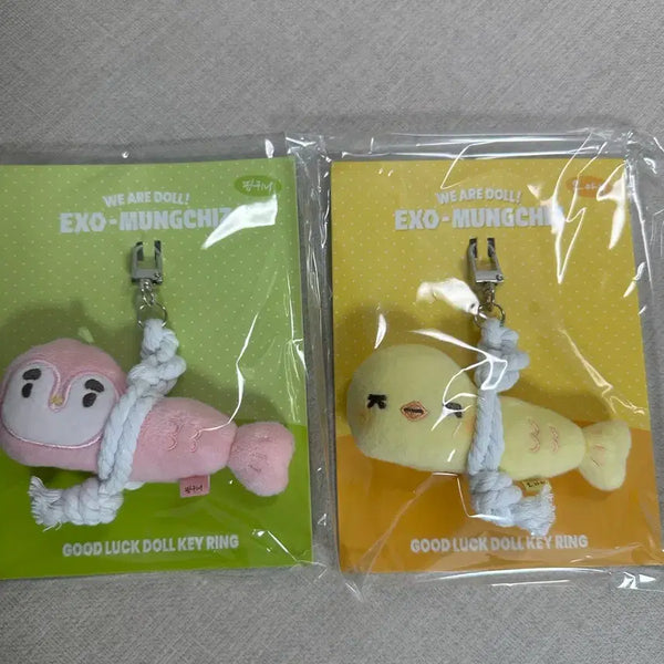 [BUNJANG] EXO Kai Sehun D.O. Nini Bear Pinky Genie Acrylic Charm Keychain Set / 엑소 뭉치즈 양도 카이 세훈 도경수 디오 니니베어 핑귀니 오아리 액막이인형 키링