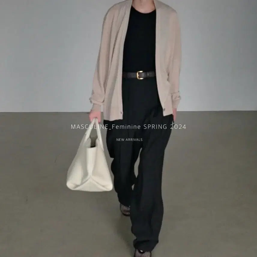 [BUNJANG] Masculine Cardigan Gray / 마스큘린 가디건 회색