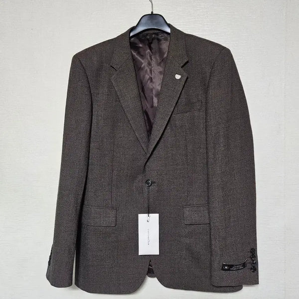 [BUNJANG] Customellow Brown Suit Set / 커스텀멜로우 수트정장 상의100 , 하의30
