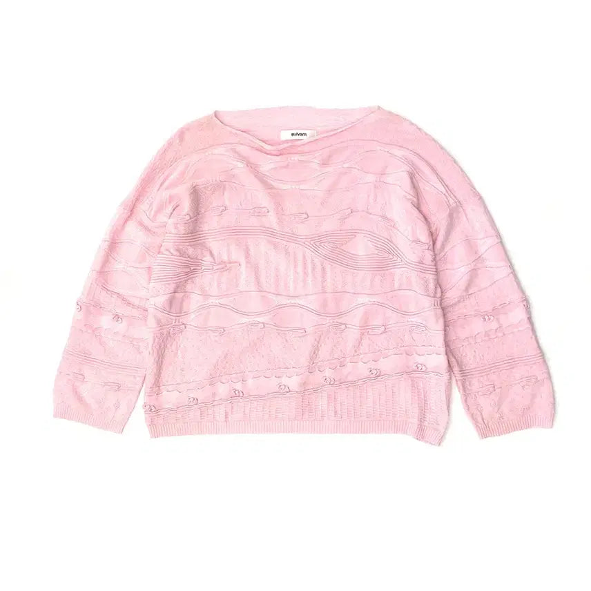 [BUNJANG] Sulvam Pink Gradation Knit / SULVAM PINK GRADATION KNIT 설밤 핑크 그라데이션 니트