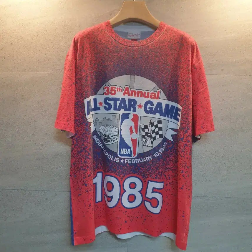 [BUNJANG] Mitchell & Ness 1985 NBA All-Star Game Commemorative T-Shirt / Mitchell & Ness. 1985 NBA 올스타전! 기념 티셔츠.
