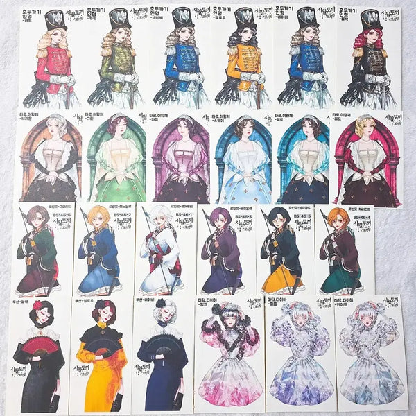 [BUNJANG] Sowol Rabbit Character Stickers 90 Count Bundle / 인물집) 시월토끼 인물 인스 90장 일괄 G