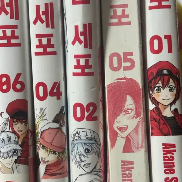 [BUNJANG] Cells at Work! Tankobon Manga Volumes 1, 2, 4, 5, 6 / 일하는세포 단행본 만화책