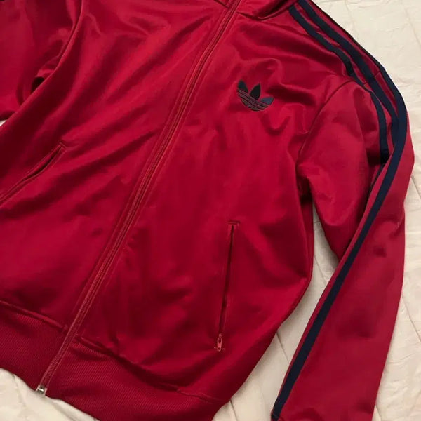 [BUNJANG] Adidas Firebird Track Jacket Red Navy Burgundy / 아디다스 파이어버드 레드 네이비 버건디 빨강 빨검 져지 95