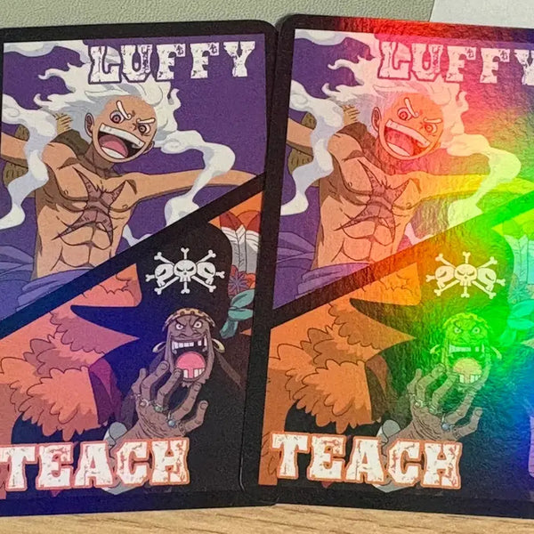 [BUNJANG] One Piece Pop-up Store Luffy & Teach Photocard Bundle Set / (일괄)원피스 팝업스토어 입장특전 루피 티치 포토카드 포카