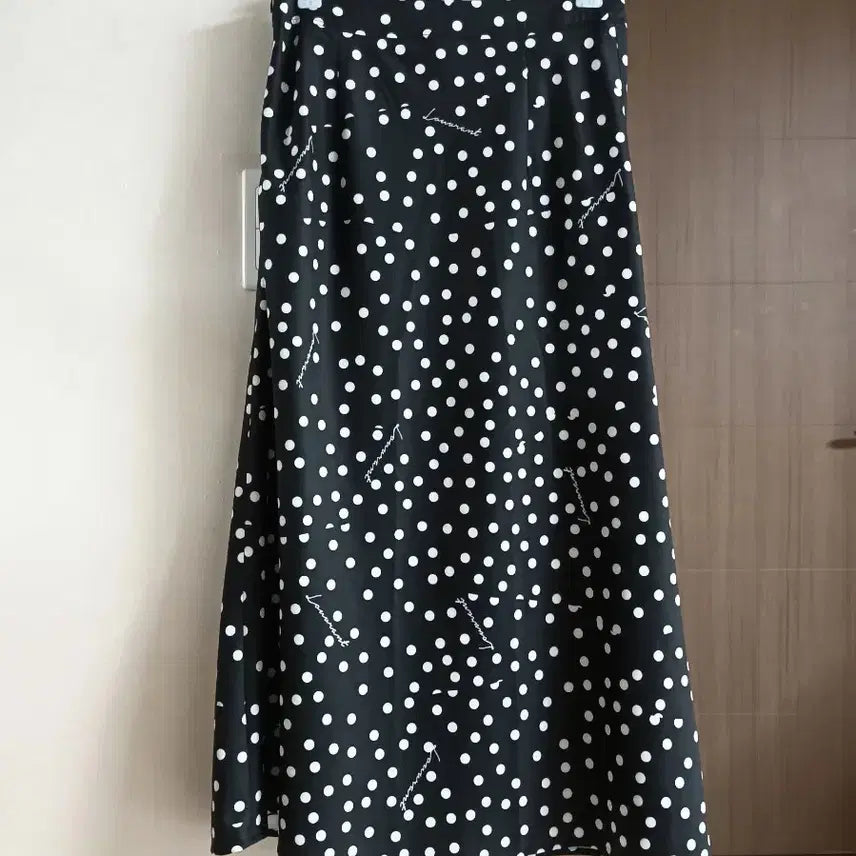 [BUNJANG] ON&ON Side Slit Water Drop Pattern Long Skirt / 온앤온)옆트임 물방울 무늬 롱 스커트