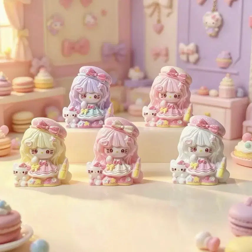 [BUNJANG] Kitty Figure Parts Set (5 Types) / 키티 피규어 파츠 5종